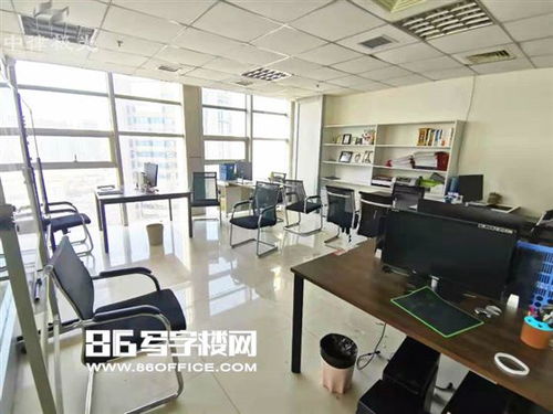 西安经开区市图书馆地铁口第五国际写字楼办公室出租——114平黄金地段商业机遇